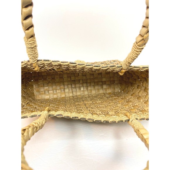 Handcrafted Jute Tote Bag Woven, Medium Size, Women Boho Style - Picture 10 of 13